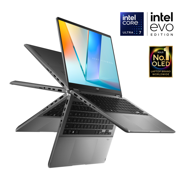 Asus TP3407SA Vivobook 14 Flip Ultra7 258V 1TB SSD 32GB RAM 14" 2.8K OLED Touch Asus certified refurbished with 12 month warranty