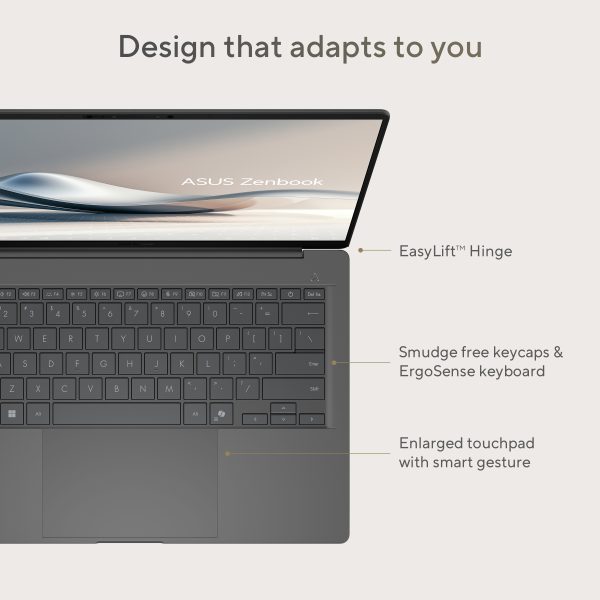 Asus Zenbook A14 UX3407 Snapdragon X Plus X1P 42 100 16GB RAM 512GB SSD 14" OLED Asus certified refurbished with 12 month warranty