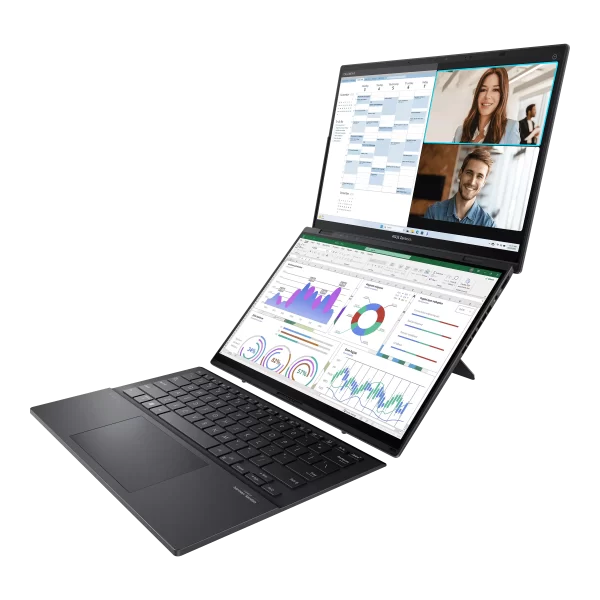 Asus Zenbook Duo UX8406 Ultra9 285H 32GB RAM 1TB SSD Intel Arc 14" 3K OLED Touch Asus certified refurbished with 12 month warranty