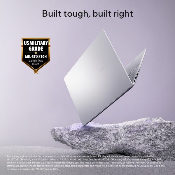 Asus S3607Q Vivobook S16 Snapdragon X X1 26 100 16GB RAM 512GB SSD 16" Copilot+PC Asus certified refurbished with 12 month warranty